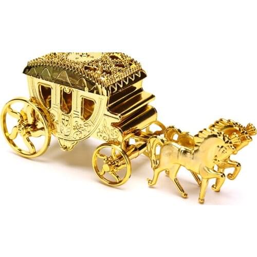 Creative European Royal Carriage Exquisite Candy Storage Box Cute Home Dector