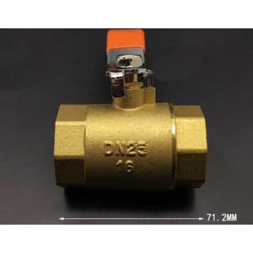 DN25 1" BSP Female Project Brass Ball Valve Water Gas With Handle For Home Improvement