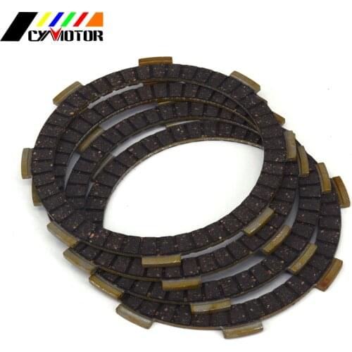 4PCS Motocycle Clutch Friction Plates Disc Set For HONDA NSR50 CR 60 80 R TRX ACT 90 125 200 CRF100F XL XZ XR 100 ACT YFM 125 R