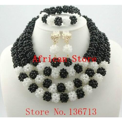 New Design Nigerian Wedding African Beads Jewelry Set Crystal Free Shipping Bride Wedding Jewelry Sets Online R578