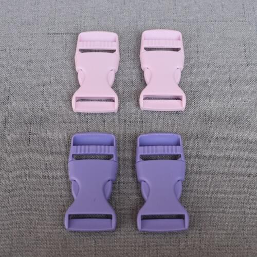 50 Pcs/Lot 20mm/25mm Colourful Plastic Release Buckle Strap For Bag Dog Collar Necklace Bracelet Paracord Sewing Accessory