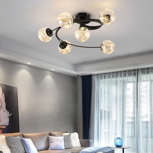 Modern Ceiling lamp Modern Led Ceiling Lights For Living Room Bedroom Study Room Corridor Gold or Black Color Lighting Light