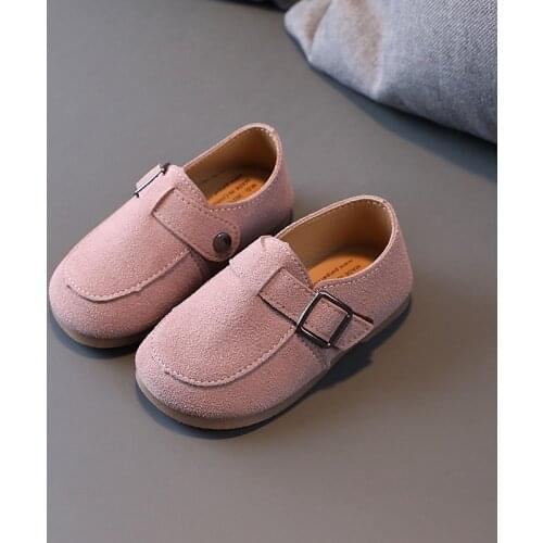 2021 Spring Autumn New Girl Princess Shoes Children Boys Simple Soft Sole Baby Casual Shoes Fashion Baby Flat Shoes G223