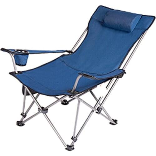 Outdoor folding chair portable lunch break recliner backrest fishing chair camping folding recliner