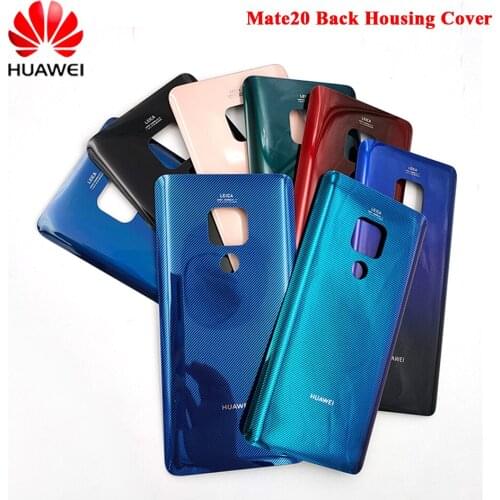 Mate 20 Battery Back Cover 6.53" Inch For Huawei Mate 20 Housing Panel Protection Glass Phone Replacement Repair Parts With Logo