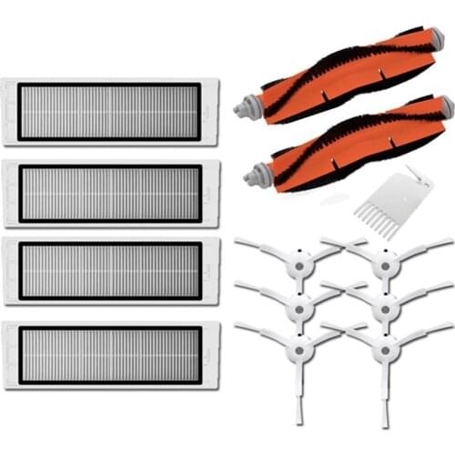 For Xiaomi Roborock S50 S51 S5 Accessories Robot Vacuum Cleaner Parts Washable HEPA Filter Main Brush Side Brush