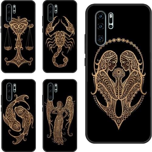 Zodiac Signs For Huawei P20 P40 Lite P30 Pro Nova 5T P Smart 2021 Case For Honor 10X Lite 8X 10i 20