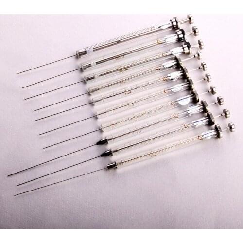 1/5/10/25/50/250/500/1000l Microliter Syringe Liquid Chromatographic Injector With Cone Tip