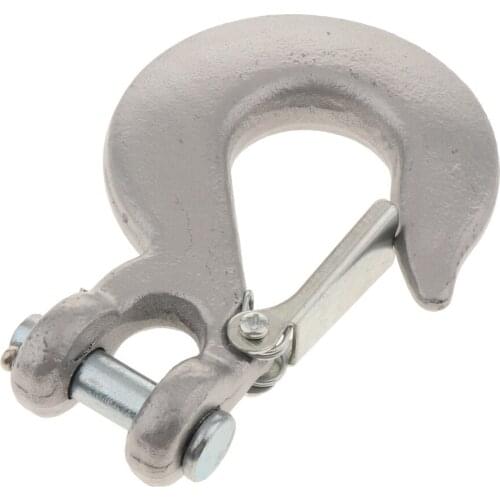 3/8 Inch Tow Trailer Tie Down Strap Rope w/Hook , Chain Slip Safety Latch Hook Clevis Rigging Grade 70 (12000 lbs Capacity )