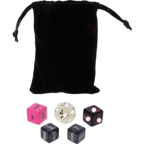 5pcs Sex Dice Fun Adult Erotic Love Sexy Posture Couple Lovers Humour Game Toy Novelty Party Gift DORP SHIPPING Dropship