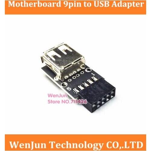 Motherboard 9 PIN 9pin to USB adapter USB converter adapter for wireless card /Wireless mouse adapter/Bluetooth adapter