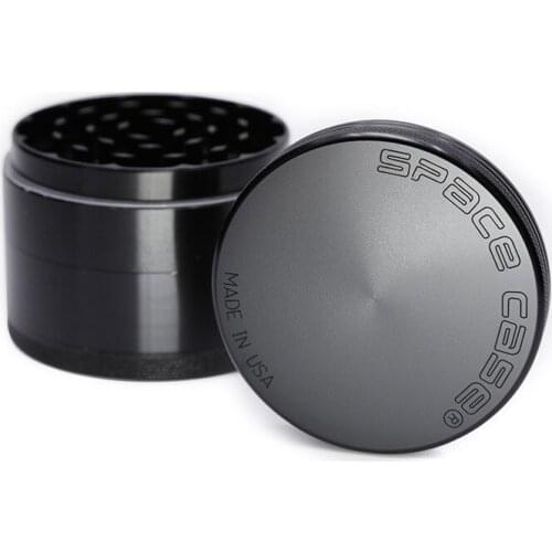 4 Layers 63mm Black Alphabet Pattern Tobacco Grinder Cigarette Grinders Smoking Pipe Gadget Herb spices Smoking Accessories