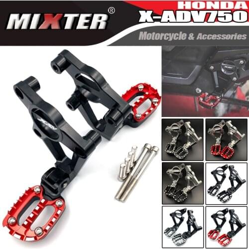 Motorcycle Accessories Folding Rear Foot Pegs Footrest Passenger Rear foot Set For HONDA X-ADV 750 X-ADV750 XADV750 2017 2018