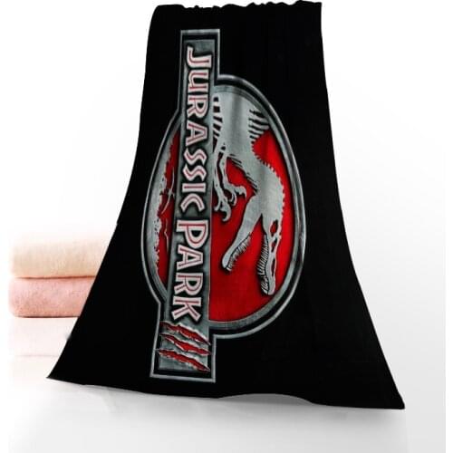 New Arrival Jurassic Park Towels Multiple Color Microfiber Beach Bath Towel Sports Face Towel Customizable Printing Bath Towels