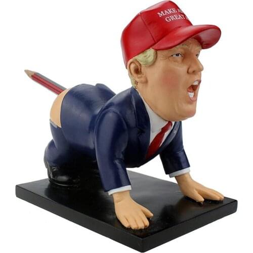 Donald Trump Presidential Ornament Pen Holder Desk Table Ornament for Home Office