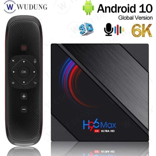 Smart TV Box H96 MAX H616 Android 10 6K 3D 4G 64G 1080p H96Max Media Player 2.4G 5G Dual WIFI Quad Core 4GB 32GB Set top Box