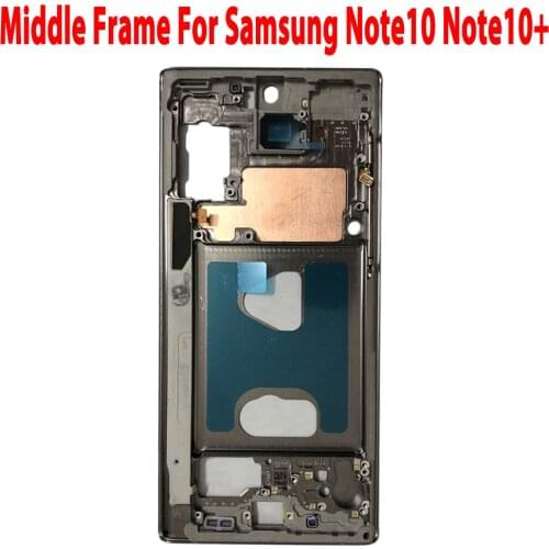 Frame For Samsung Galaxy Note10 Note10+ Middle Frame Midplate Bezel Chassis Housing Parts For Samsung Note10 Plus Middle Frame