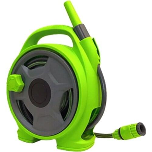 High pressure washing water gun portable water pipe car garden watering garden irrigation water pipe storage car storage rack