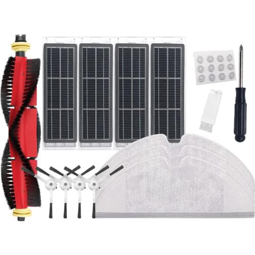 FOR xiaomi roborock s5 s6 s50 s55 T6 T7 T4 S1 accessories mi vacuum cleaner brush hepa filter cloth mop pro robot spare parts