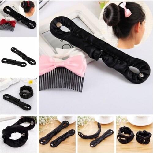 1PCS Women Girls Hair Braiding Tool Roller Magic Twist Styling Bun Maker Locks Weaves Hair Band Accessories