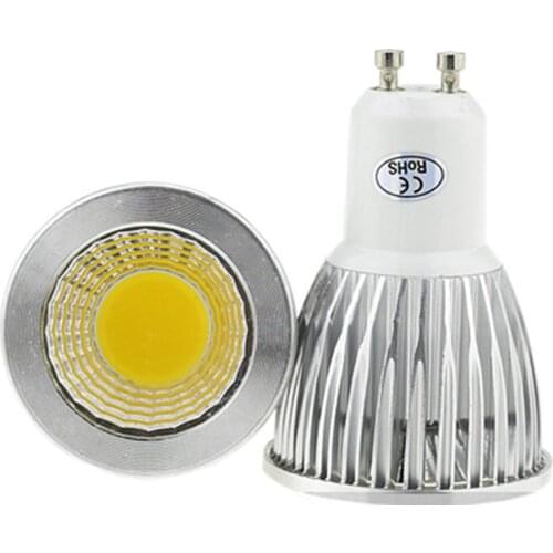 1Pcs GU10 GU5.3LED Bulb 220V 6W 9W 12W Dimmable GU10 COB LED Bulb Light LED Spotlight White / Warm White LED Lighting