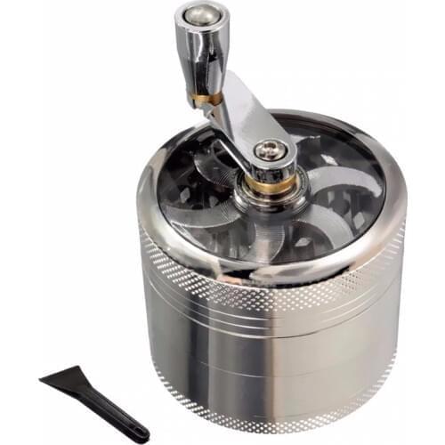 40mm/55mm/63mm 4-layer Aluminum Herbal Herb Tobacco Grinder Smoke Grinders