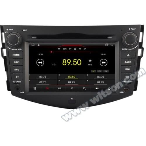 7" Android 10 OS Car DVD Multimedia GPS Radio for Toyota RAV4 XA30 2008-2011 with Built-in Digital Signal Processor (DSP)