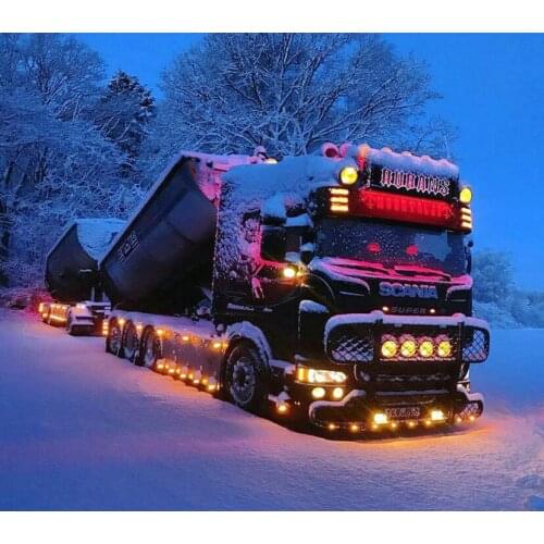 Diamond Painting Truck Snow King Full Square/Round Diamond Embroidery Cross Stitch Kits Crafts Sticker Gift Home Decor GJ822