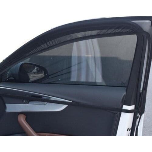 Car Sun Shade Side Window Sunshade Cover UV Protect Perspective Mesh Elastic Strip Universal Car Accessories Windows Wholesale