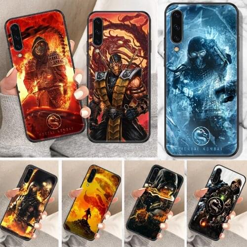 Mortal Kombat Game Phone Case For Samsung Galaxy A 10 12 20E 21S 30 32 40 50 51 52 70 71 72 5 6 7 2016 2018 black art hoesjes
