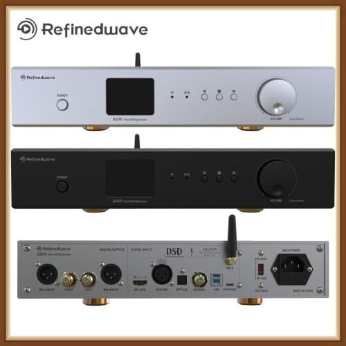 Refinedwave DA800 ES9038PRO DSD512 PCM768K FPGA FIFO Bluetooth 5.0 2.4\" LCD Hifi Fully Balanced DSD DAC Decoder USB 12S APTX-HD