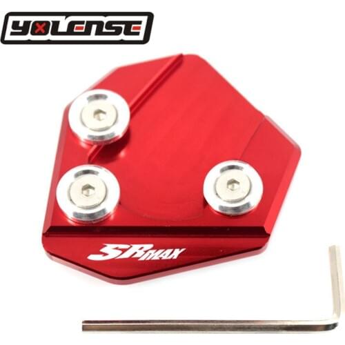 For APRILIA SR MAX 300 2013 2014 2015 Motorcycle CNC Kickstand Foot Side Stand Extension Pad Support Plate Enlarge