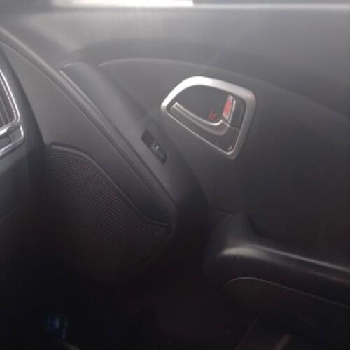 For Hyundai IX35 2010 2011 2012 2013 2014 2015 ABS Matte Interior Door Handle Bowl Protecting Cover Door Armrest Accessories