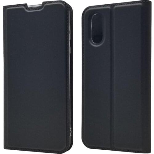 For Sharp AQUOS sense3 plus case 4 color luxury Card Holder with cover Protective Flip Elegant Wallet Leather case