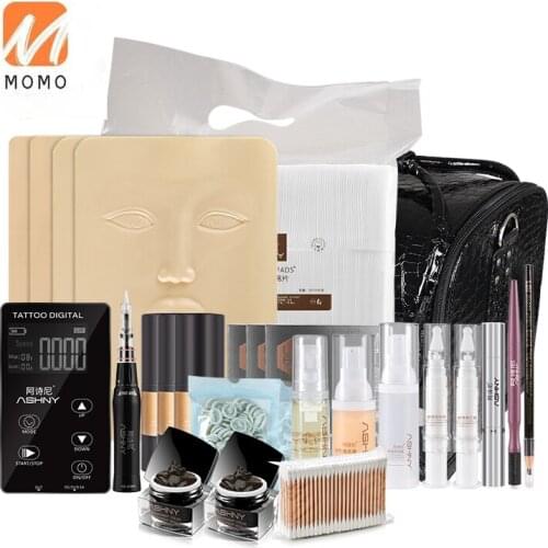 Hemp-Free Instrument Embroidery Machine Full Throw Integrated Machine Semi-Permanent Eyebrow Tattoo Tool Kit Set
