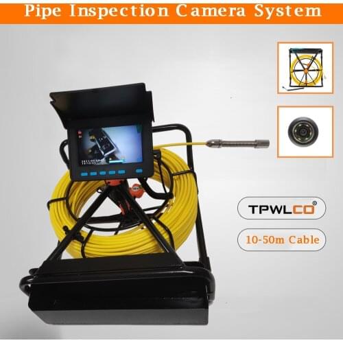 17MM CCTV Endoscope Camera with 4.3 Inch TFT Screen Handheld Protable Pipe Drain Inspection Borescope Camera System