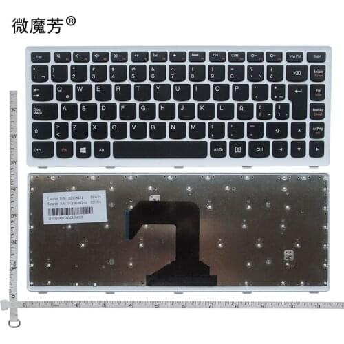 Spanish SP Teclado Keyboard for Lenovo Ideapad S300 S310 S400 S400 white