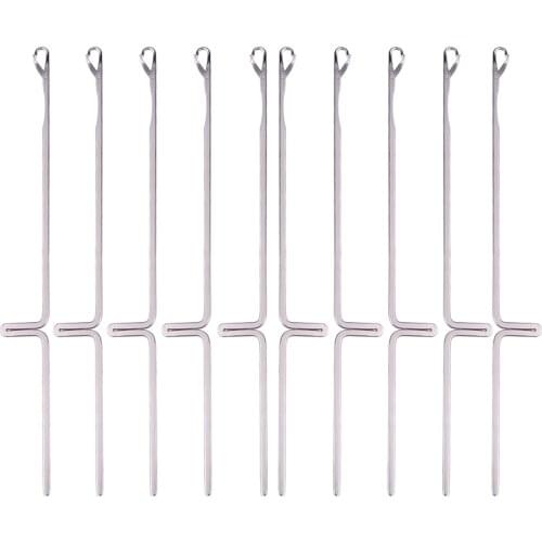 LETAOSK 10pcs Knitting Machine Needles Fit for Brother Spare Parts Accessories Ribbing Bulky Models KH260 KH270 413426001