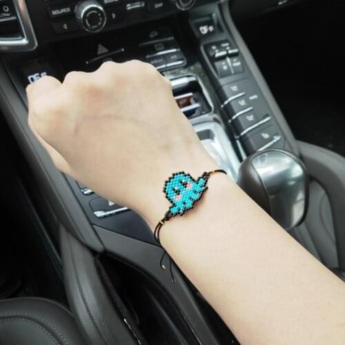 FAIRYWOO Cute Octopus Bracelet Devilfish Pendant Charm Bracelets Drawstring Rope Bracelet Woman Kid Friendship Gifts Wholesale