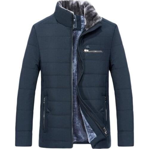 Parkas Men Winter Jacket High Quality Cotton Padded Wadded Thick Warm Outerwear Men Parkas