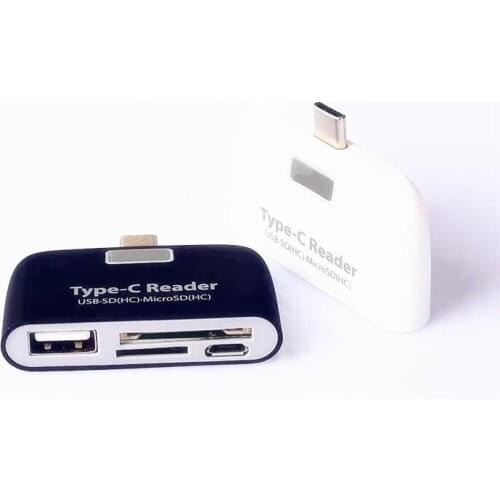 Type-c To HDMI-compatible+VGA Docking Station Converter Three-in-One Conversion Cable