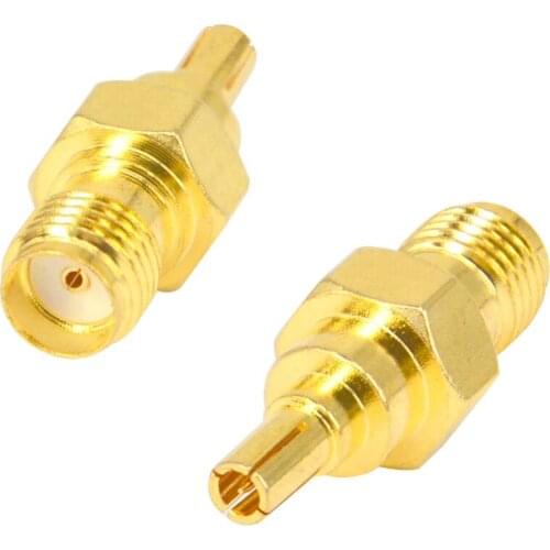 2 Pieces SMA to CRC9 Adapter SMA Female Jack to CRC9 Male Plug Connector Adapter for Huawei Modem