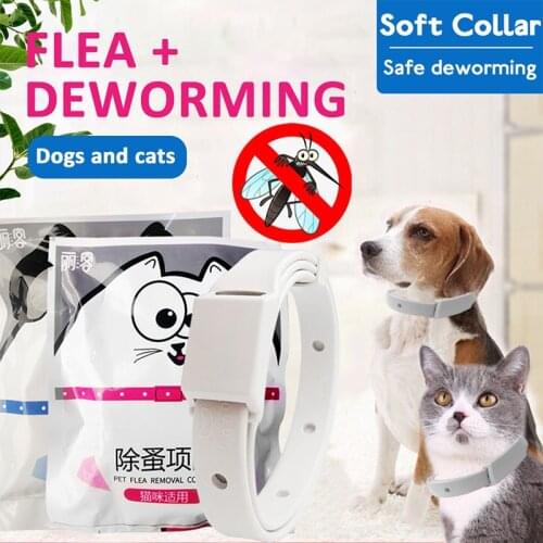 Adjustable Mosquito Removes Flea And Tick Collar Dogs Cats Up To 8 Month Flea Tick Collar Anti-mosquito And Insect Repellent