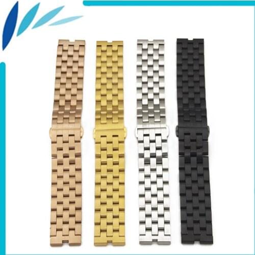 Stainless Steel Watch Band 22mm for Motorola Moto 360 1 1st Gen 2014 Strap Wrist Loop Belt Bracelet Black Rose Gold Silver