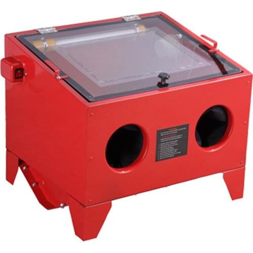 SBC90 Sandblast Cabinet The Open and Closed 90L Liter Box Type Mini Sandblasting Machine