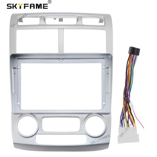 SKYFAME Car Frame Cable For KIA Sportage 2004-2010 Screen Dask Kit Fascia Frame Bezel Adapter
