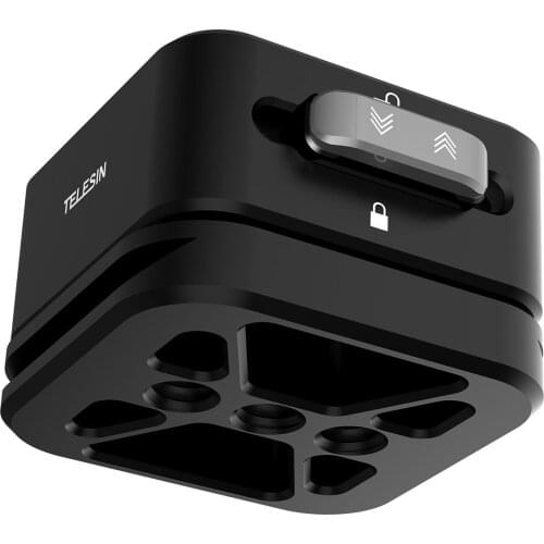 TE-ZJZ-003 Quick Release Plate Tripod Ball Head Mount w/ Arca-Type Base Mount 1/4 Inch Screw for Tripod DSLR ILDC Action Cameras