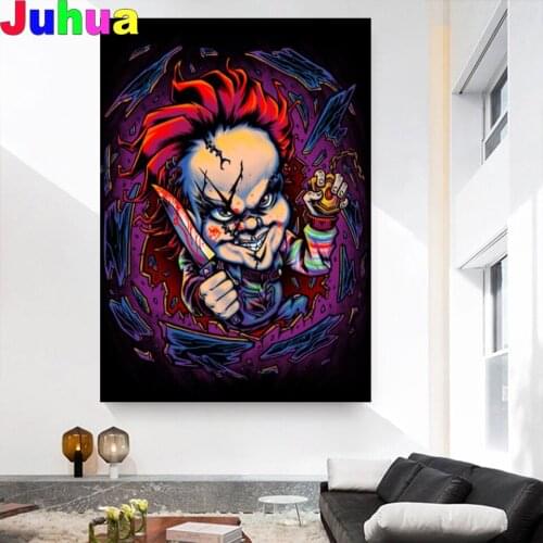 Voodoo Doll of Death Diamond Painting 5d Diy Diamond Embroidery Horror Boy diy full square Drill mosaic Cross Stitch Picture