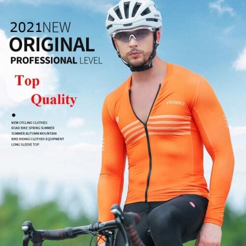 High Grade Long Sleeve Cycling Jersey Men Pro Team Racing Skinsuit Mtb Road Bike Tights Riding Tops Breathable Bicycle Shirts