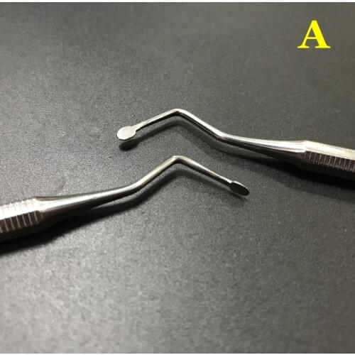 1PC Gingival Cord Packer Retraction Dental Instrument Atraumatic Cord Placement Round A